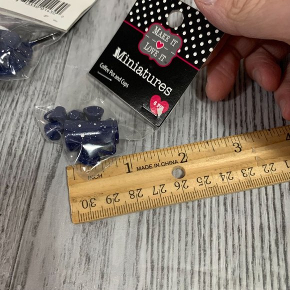 Make It Love It Miniatures Doll House Accessories Cookware Pitcher And More NWT - Picture 11 of 12